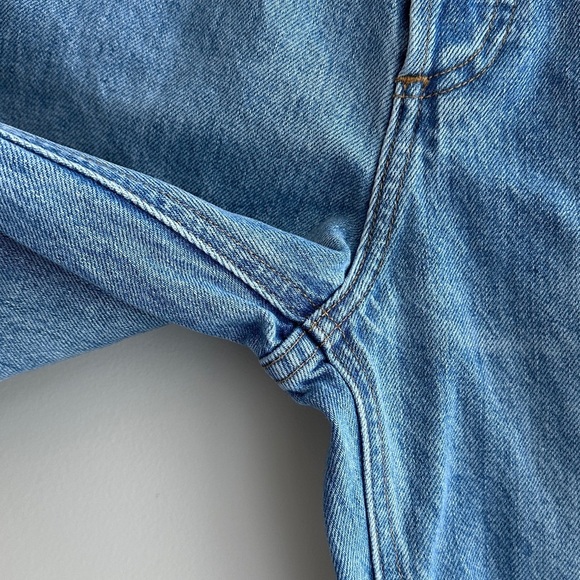 Denim Forum The Joni High Rise Loose 29L Jeans, Size 25, Medium Wash Denim - Picture 12 of 16